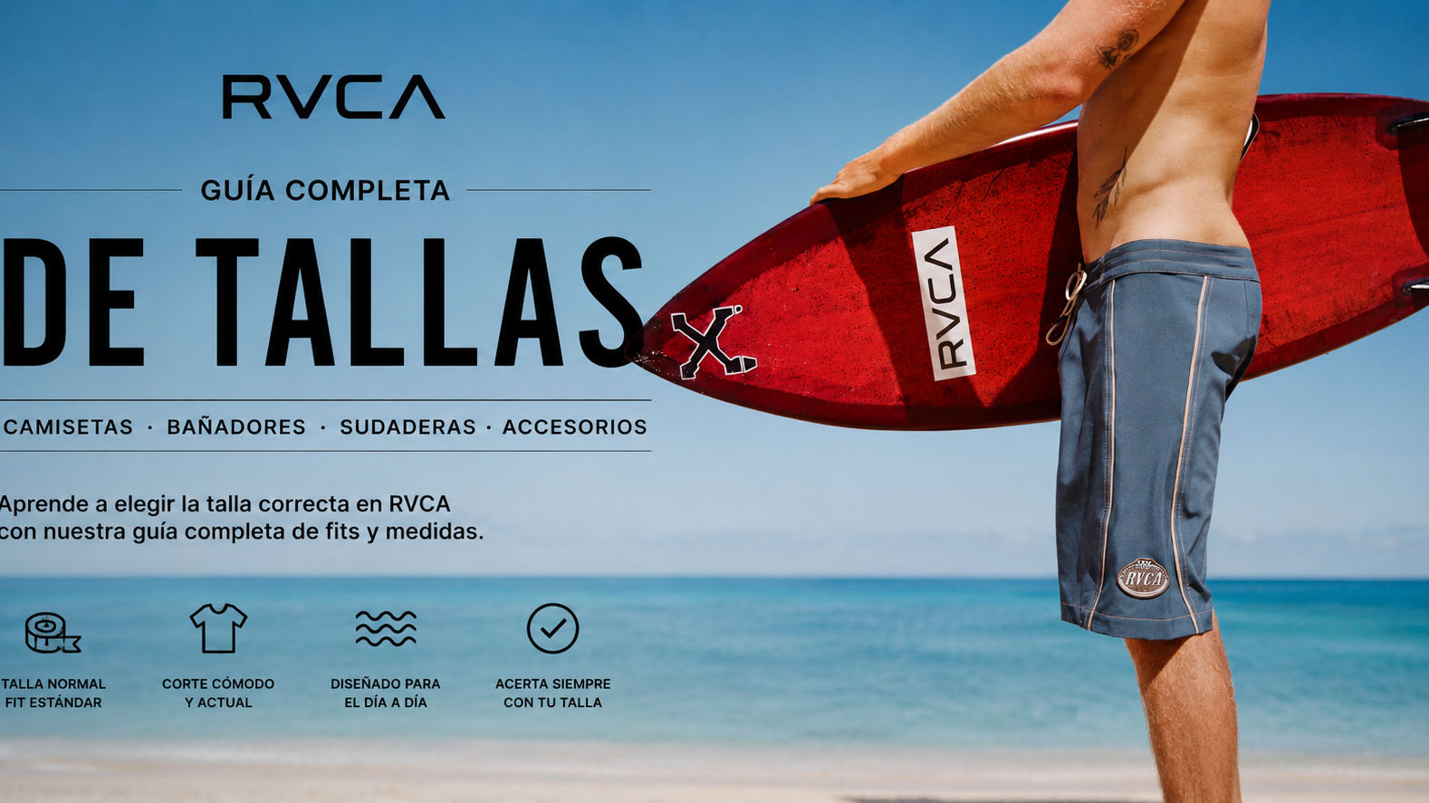 guia completa de tallas rvca the surf town la carihuela