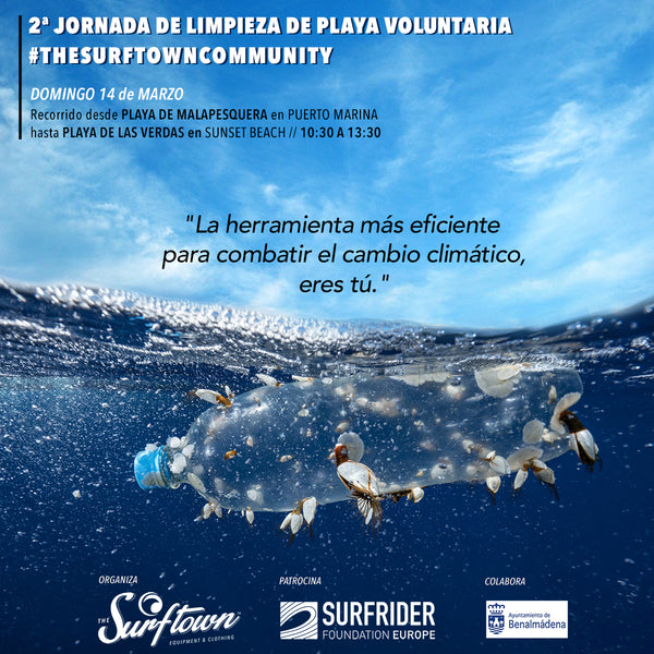 2ª JORDANA DE LIMPIEZA DE PLAYA VOLUNTARIA #THESURFTOWNCOMMUNITY