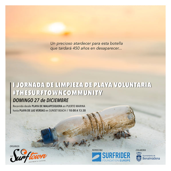 I JORDANA DE LIMPIEZA DE PLAYA VOLUNTARIA #THESURFTOWNCOMMUNITY