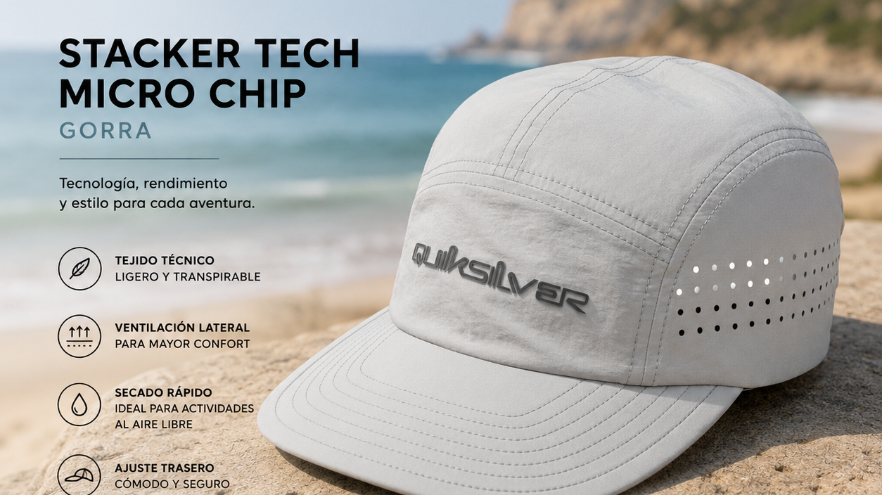 Persona con gorra de surf protegiéndose del sol en la playa durante un día de verano
