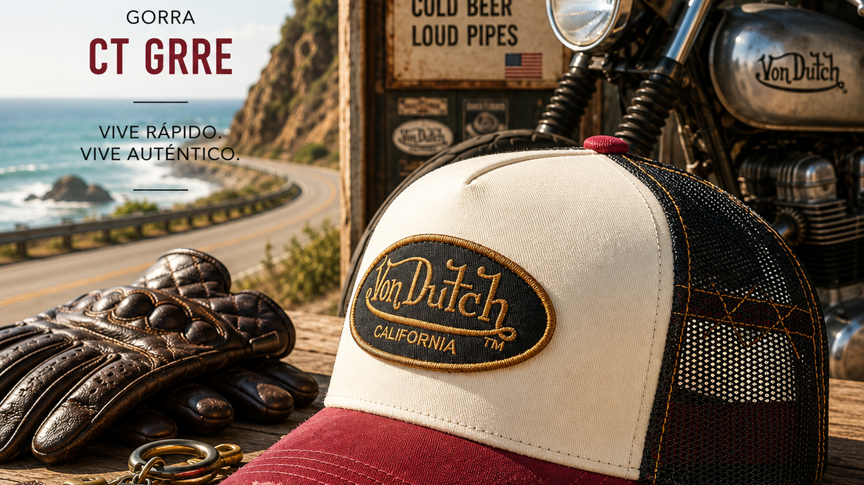 Historia de Von Dutch y sus icónicas gorras trucker originales, inspiradas en Kenneth Howard y la cultura custom americana.