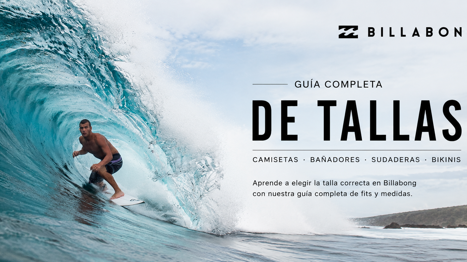 ¿Cómo talla Billabong? Guía completa para acertar con tu talla