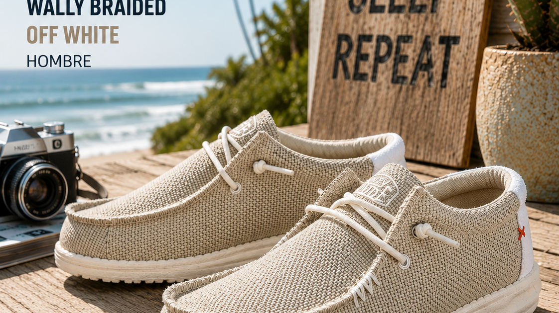 Hey Dude para hombre de estilo casual y ligero para uso diario - imagen editorial propia de THE SURF TOWN