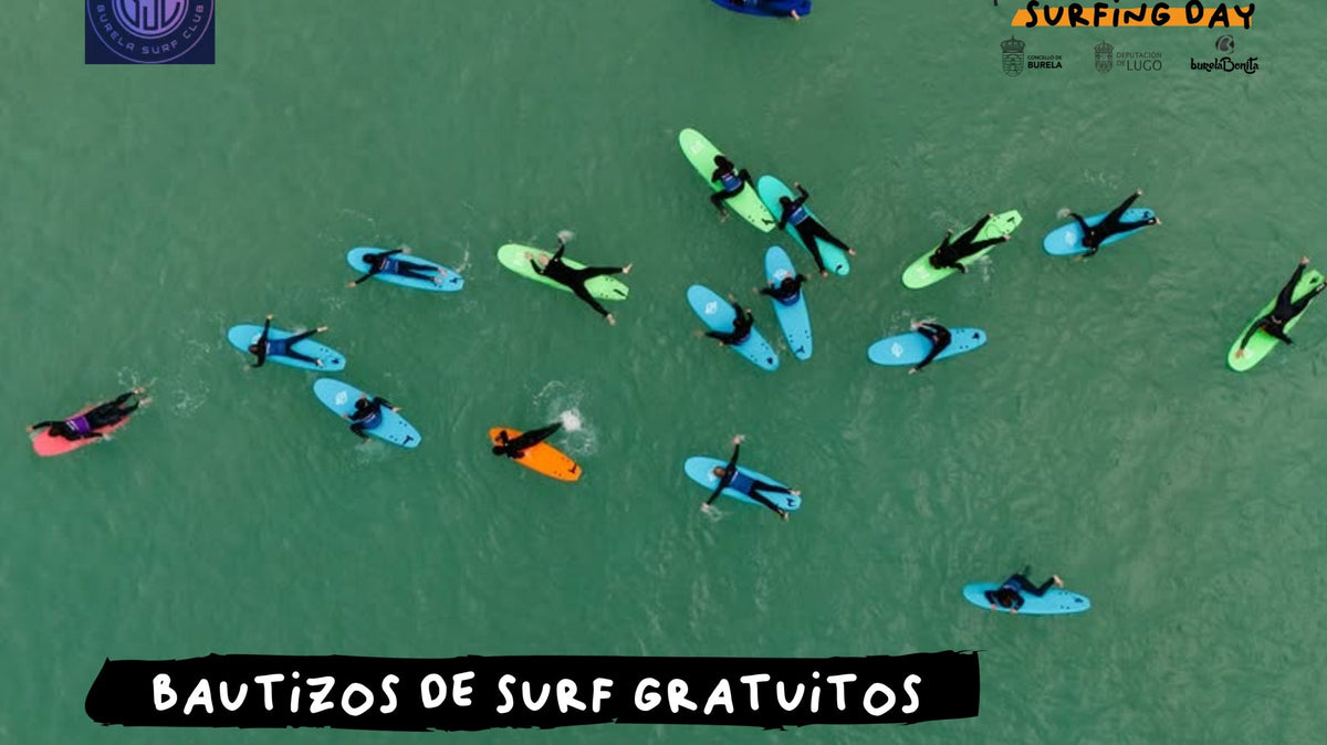 Burela Surf Club en A Marosa durante la preparación del Iberdrola Surfing Day 2026. Foto: Federación Española de Surfing.
