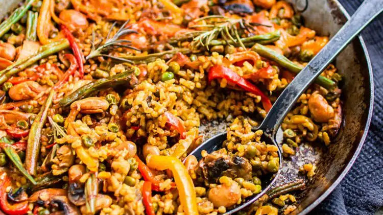 🥘 Receta de Paella de Verduras: Sabor Mediterráneo 100% Vegano