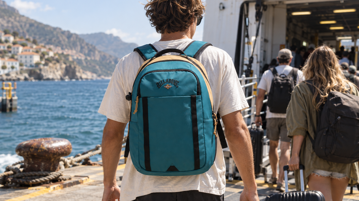 Mochilas Billabong: cuál elegir para trabajo, viaje, playa o uso diario