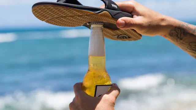 Chanclas REEF Fanning cómodas con estilo surf para verano y playa