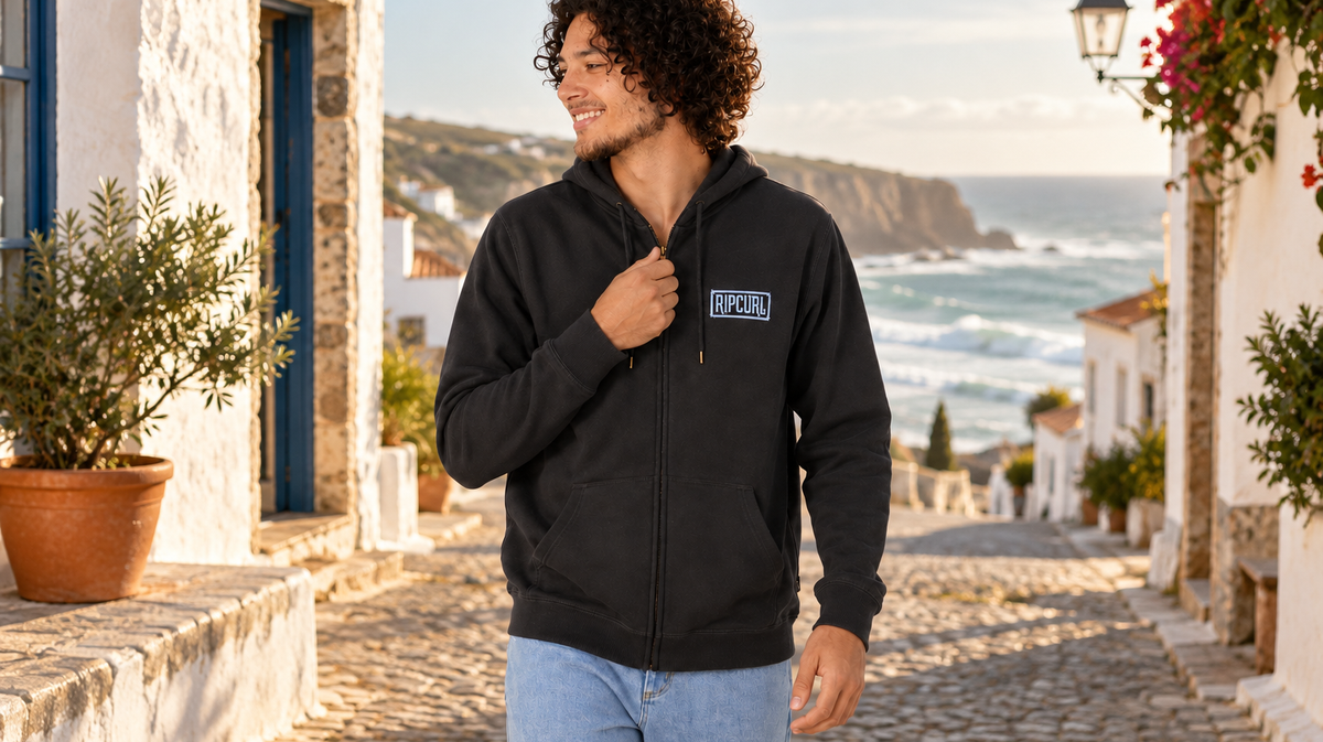 Sudaderas Rip Curl de hombre: la capa que empieza en septiembre y sigue todo el otoño