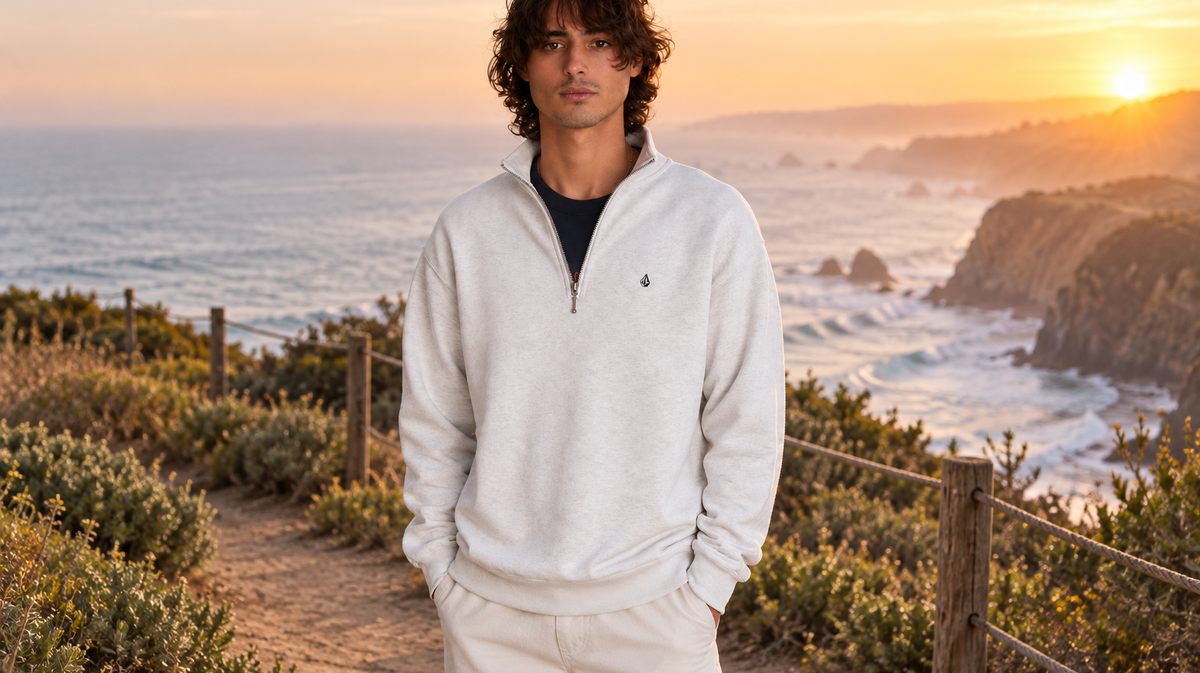 Sudaderas Volcom de hombre para otoño 2026: hoodie, crewneck o quarter zip