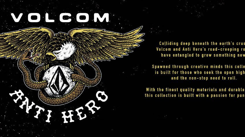 ¿Conoces la última noticia de Volcom y Anti Hero?