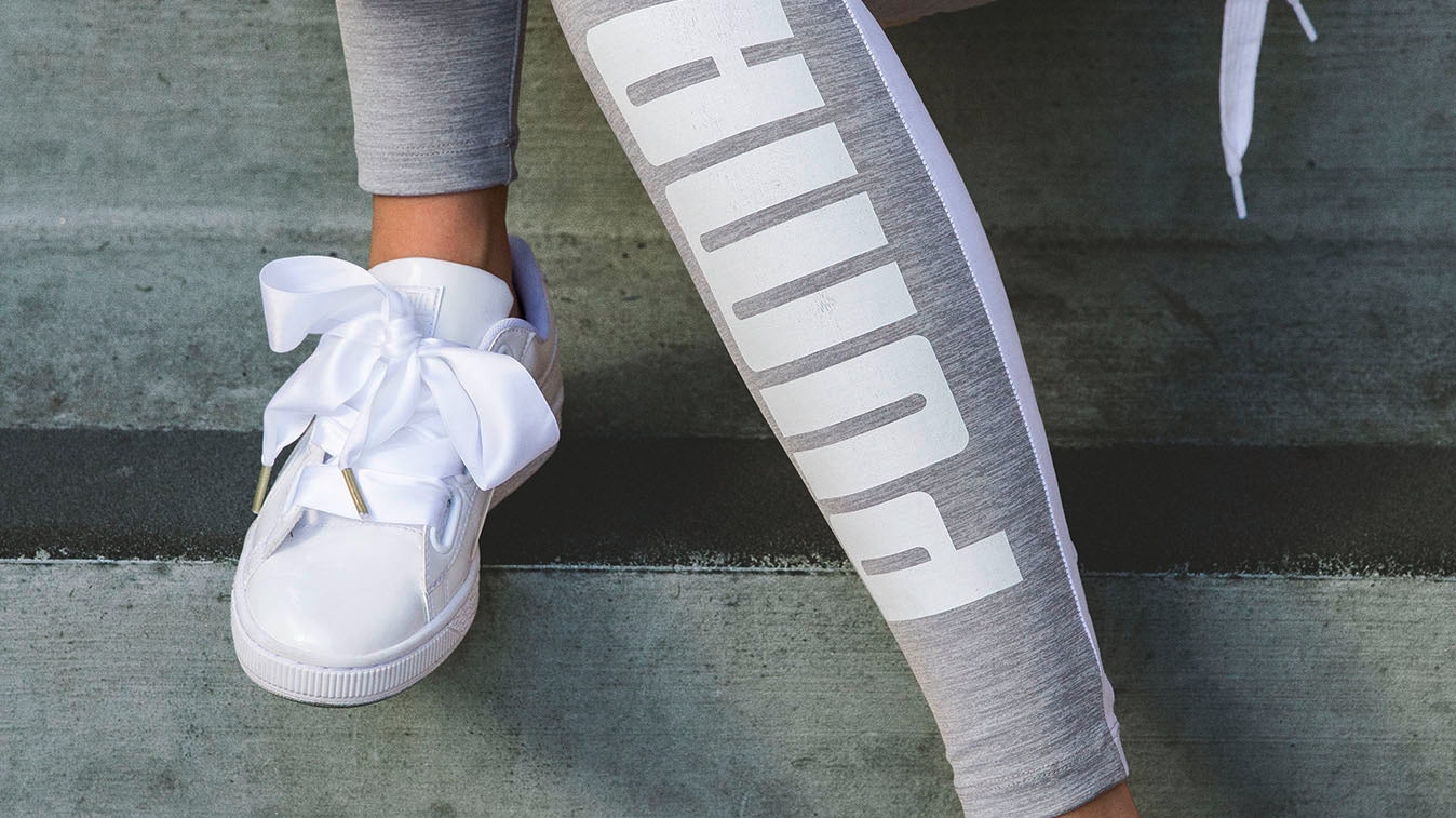 Puma Basket Heart (con lazos)