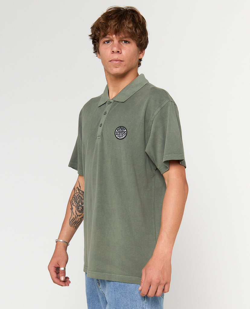 Polo Rip Curl Wettie Icon Cactus Green