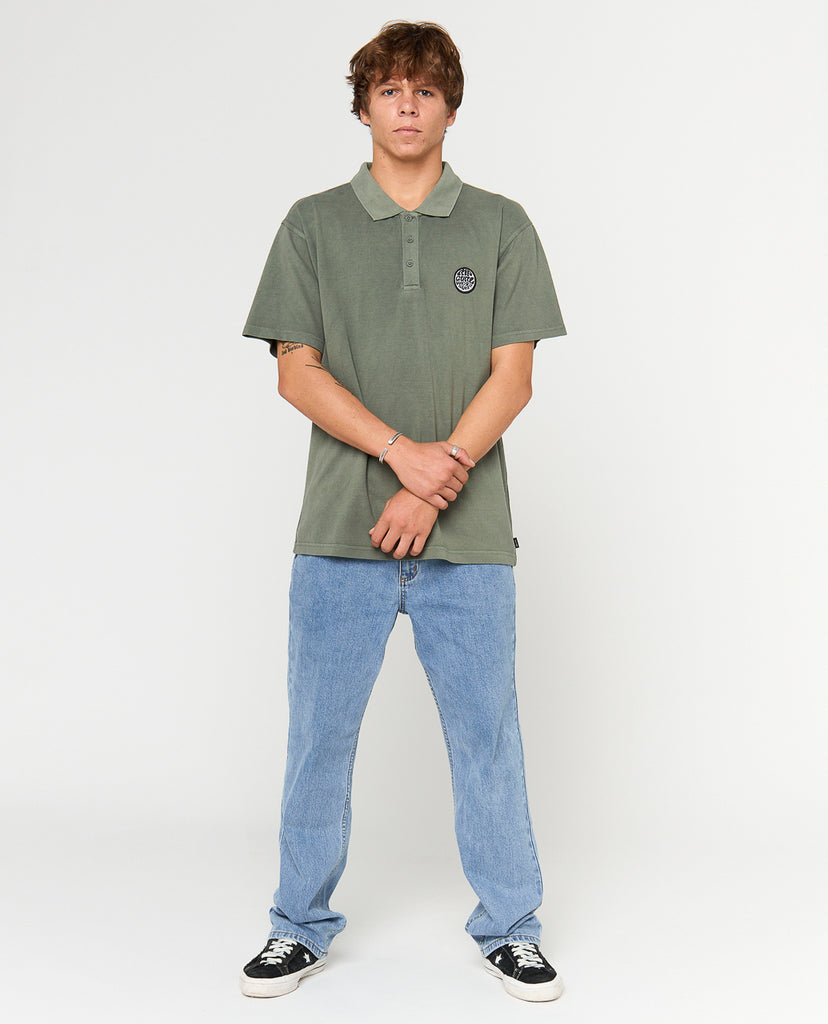 Polo Rip Curl Wettie Icon Cactus Green