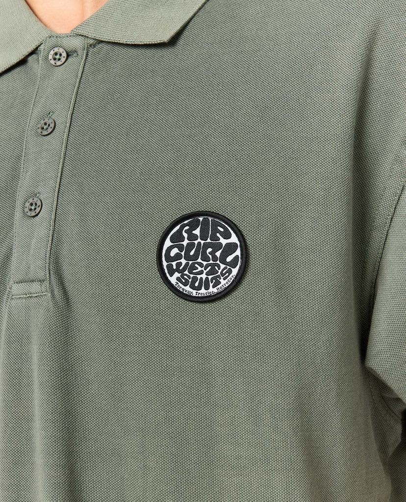Polo Rip Curl Wettie Icon Cactus Green