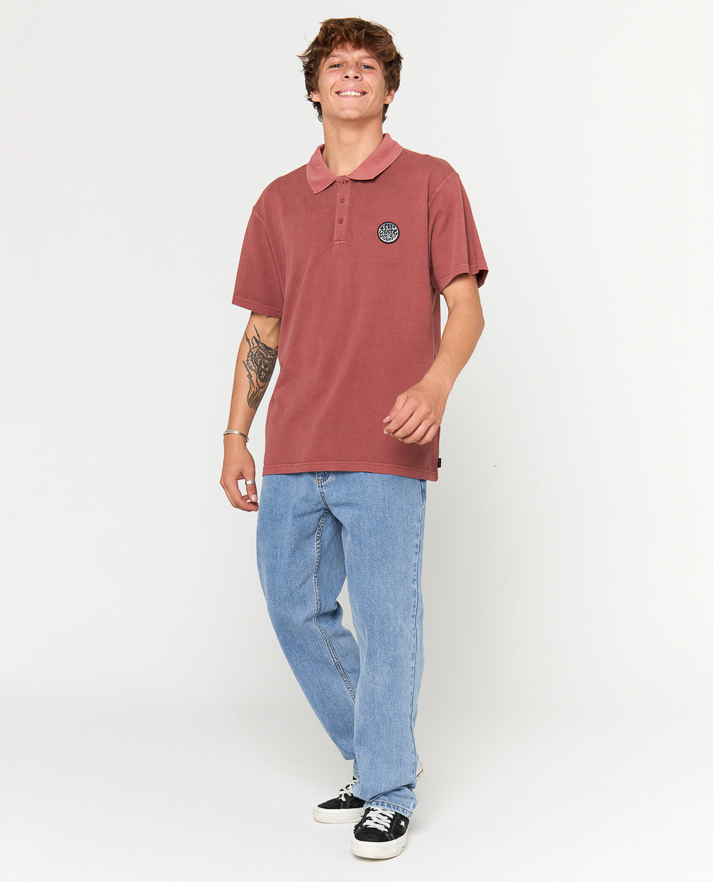 Polo Rip Curl Wettie Icon Appel Butter