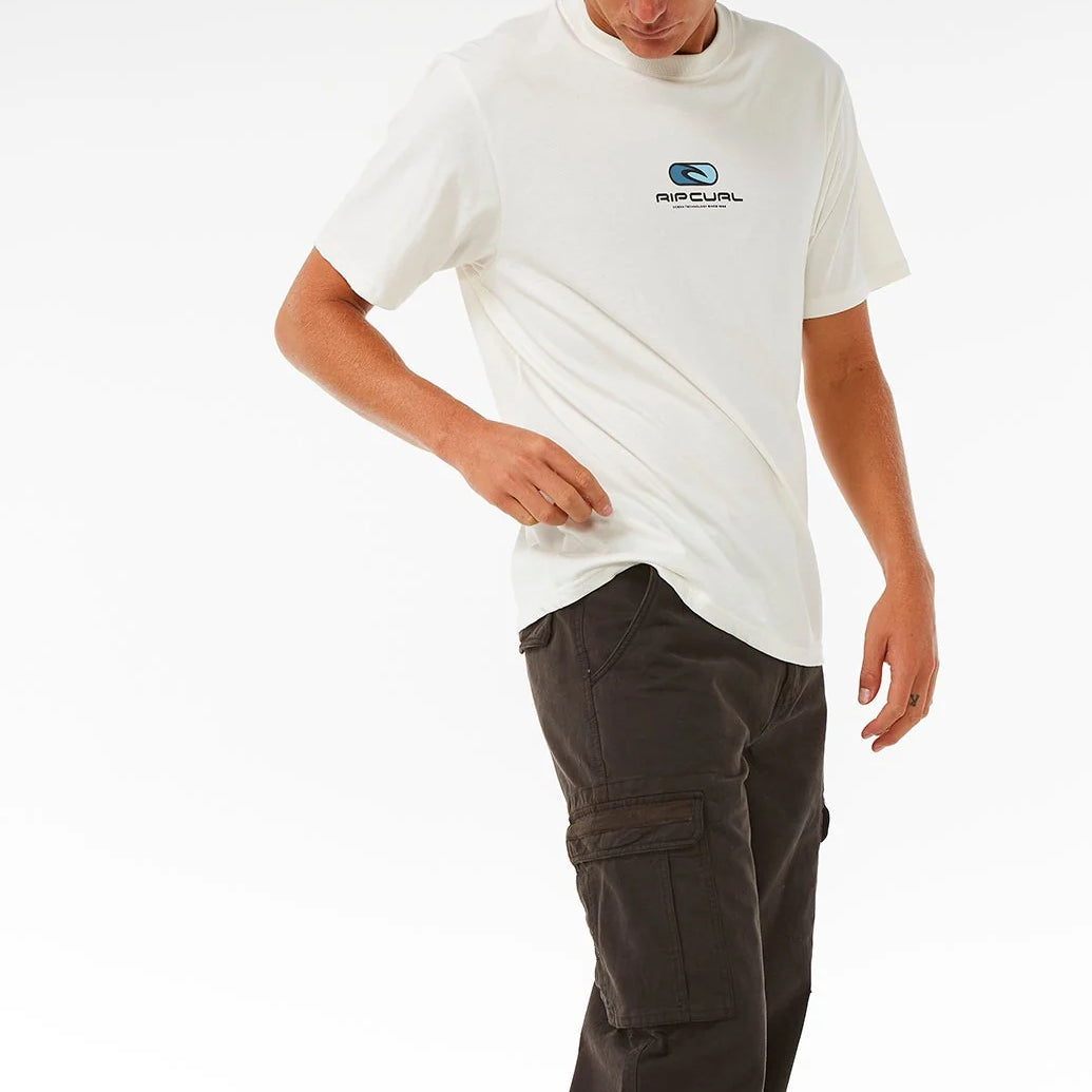 Pantalones Rip Curl Cargo Classic Surf Black Washed, vista trasera