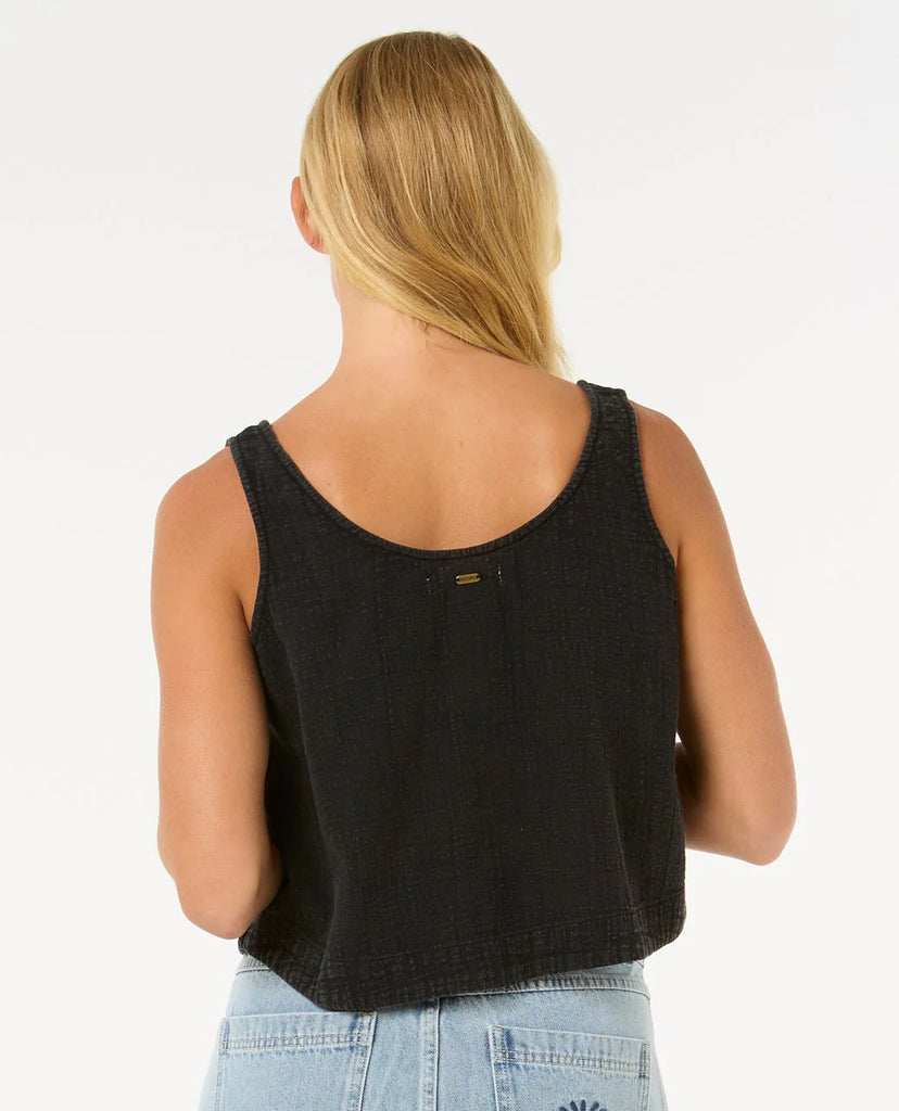 Top Rip Curl Classic Surf Tank Washed Black