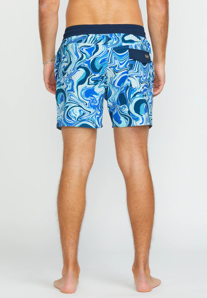 Bañador Volcom Lido Print Trunk 16 Navy