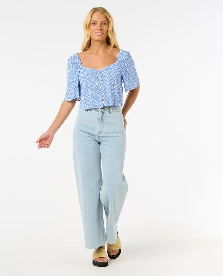 Top Rip Curl Classic San Carlos Blue