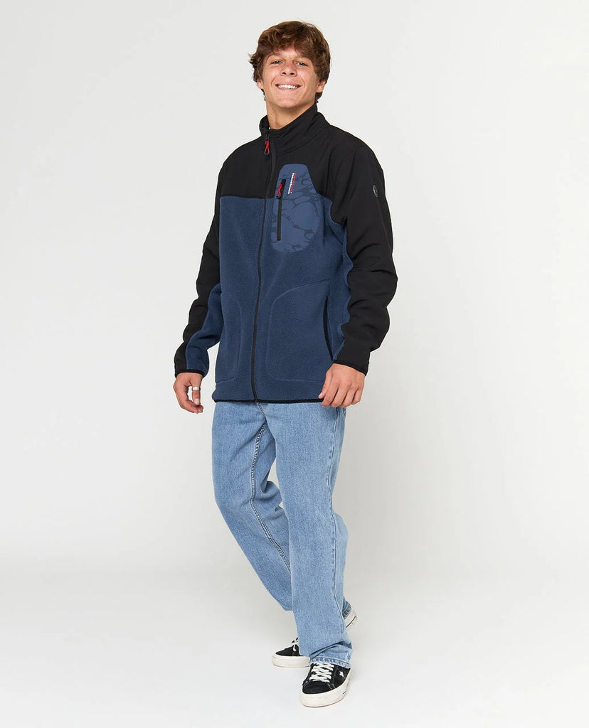 Chaqueta Rip Curl Anti Series Search Zip Crew Light Navy