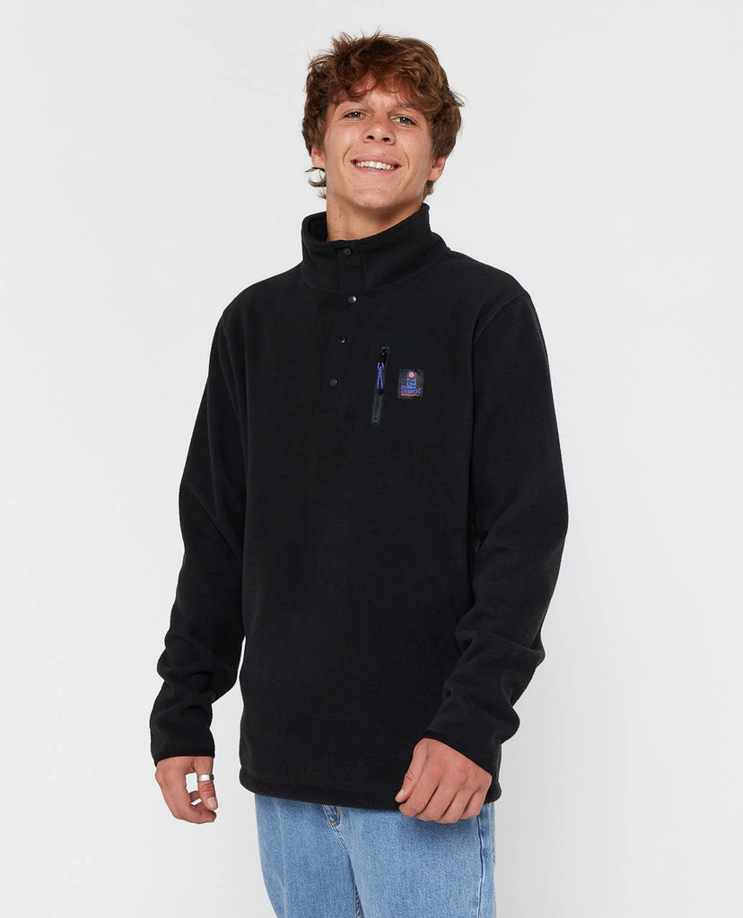 Sudadera Rip Curl Search Forro Polar Black