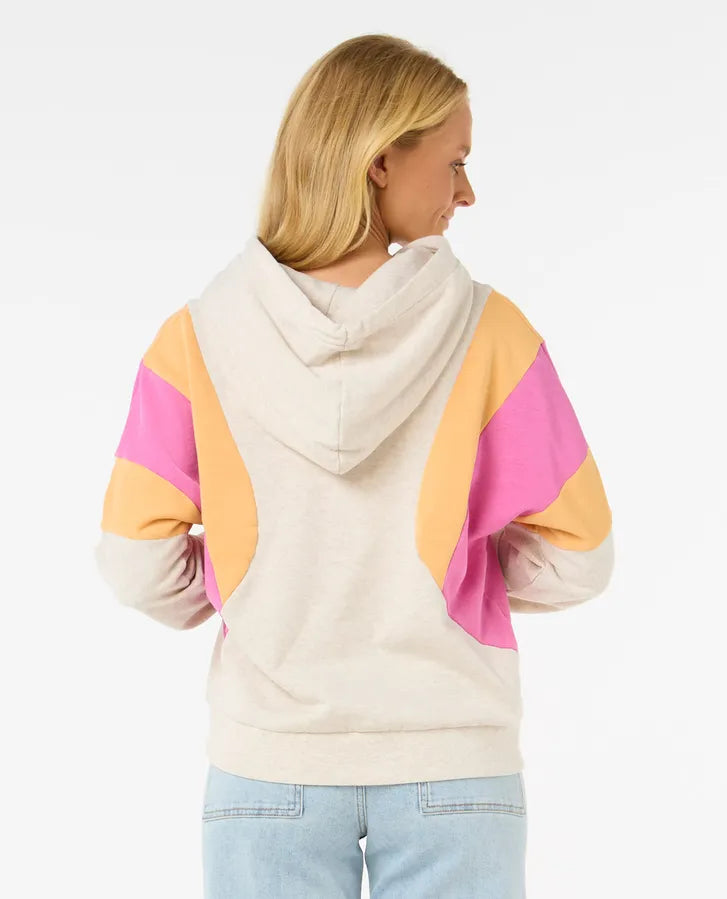 Sudadera Rip Curl Olalla Hoodie Fleece Oatmeal Marle