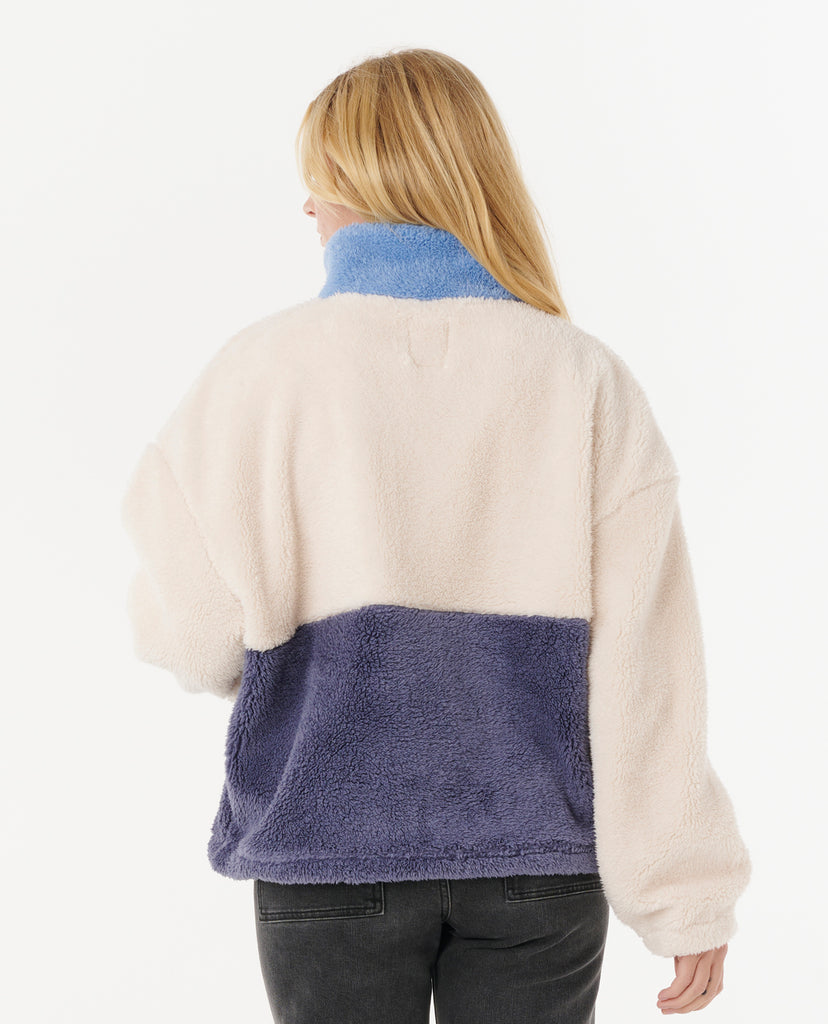 Sudadera Rip Curl Block Party Polar Fleece Blue