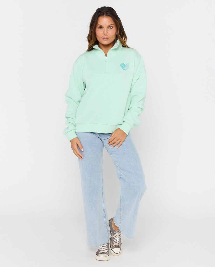 Sudadera Rip Curl Half Zip Fleece Light Aqua