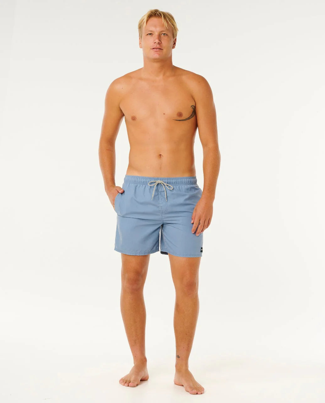 Bañador Rip Curl Volley Offset Washed Faded Denim 15´