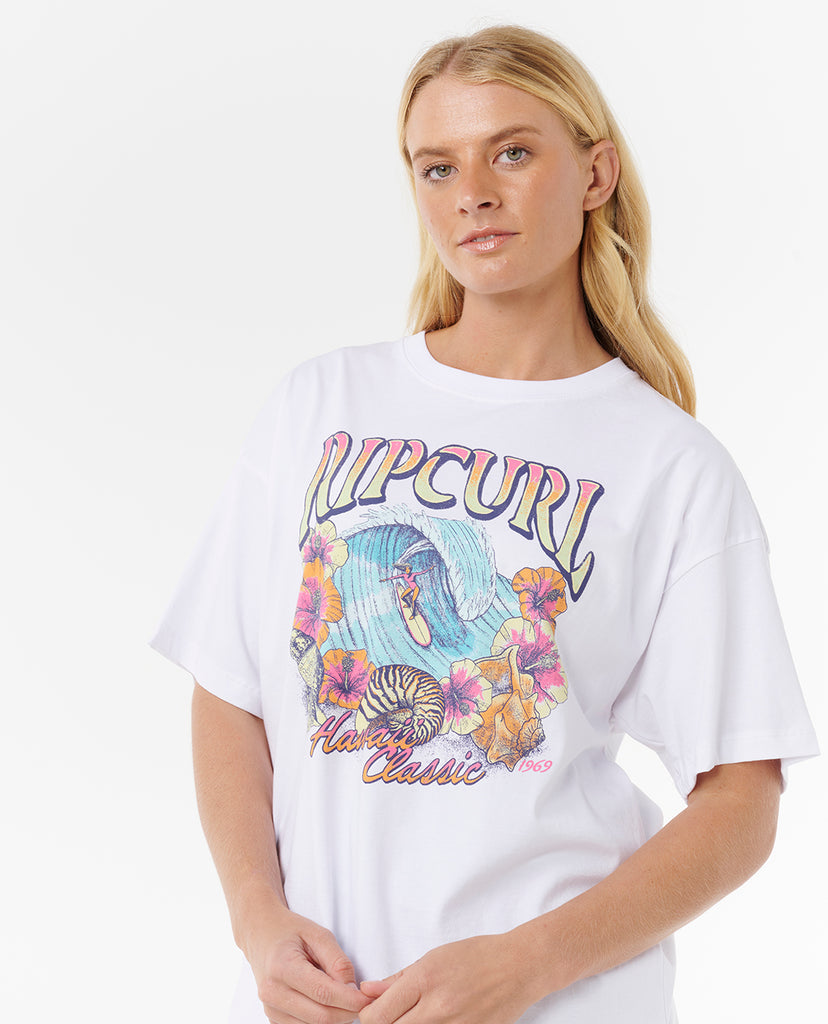 Camiseta Rip Curl Summer Classic Heritage White