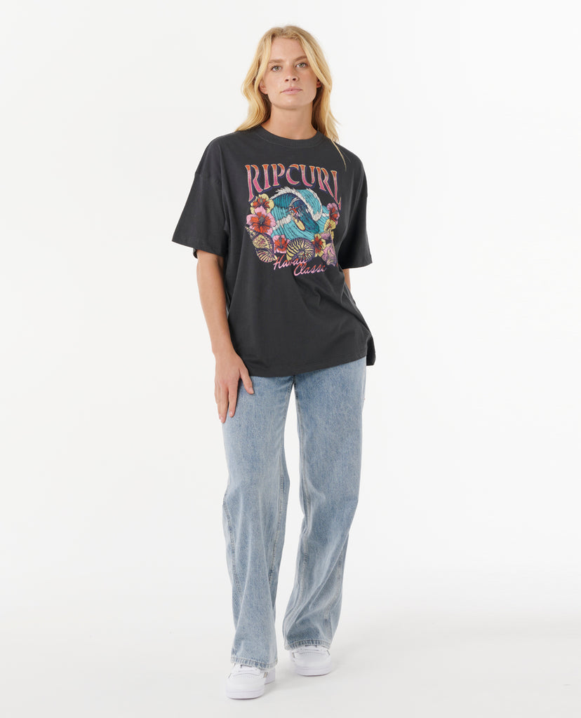 Camiseta Rip Curl Summer Classic Heritage Washed Black