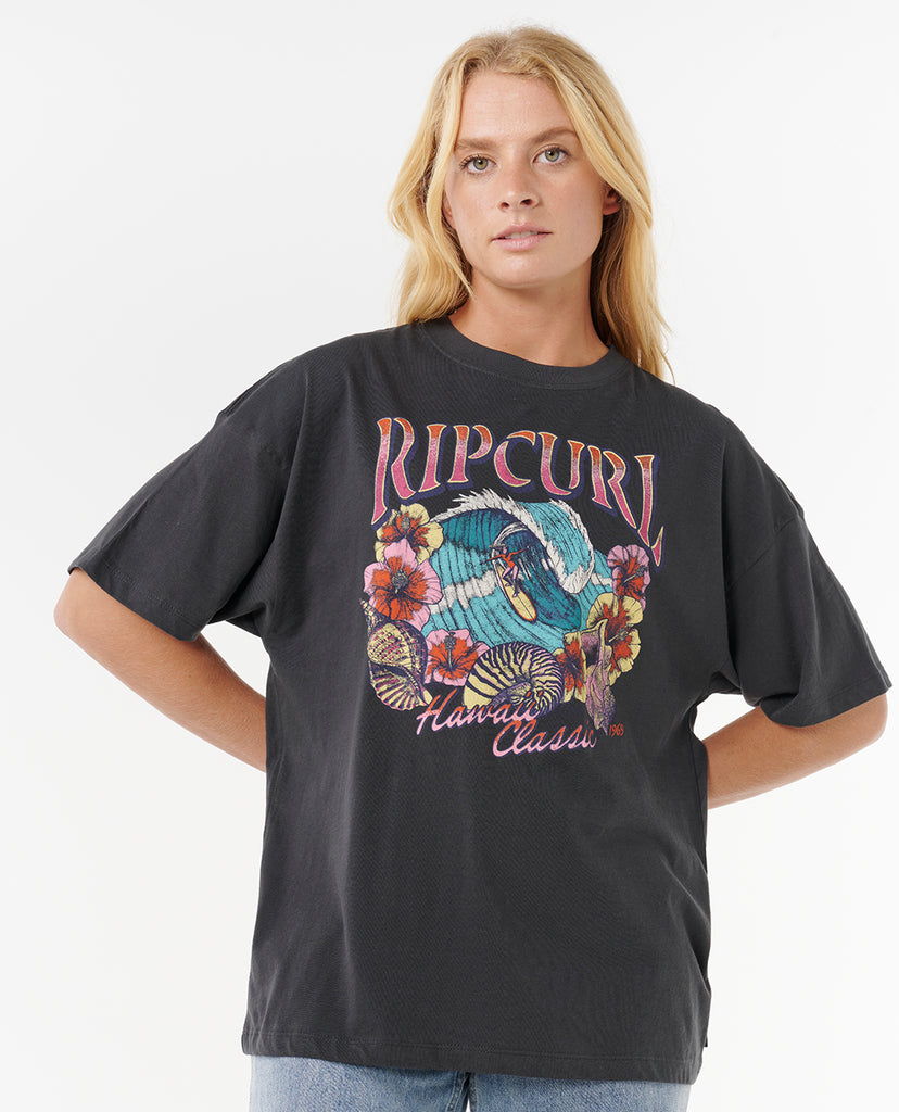 Camiseta Rip Curl Summer Classic Heritage Washed Black