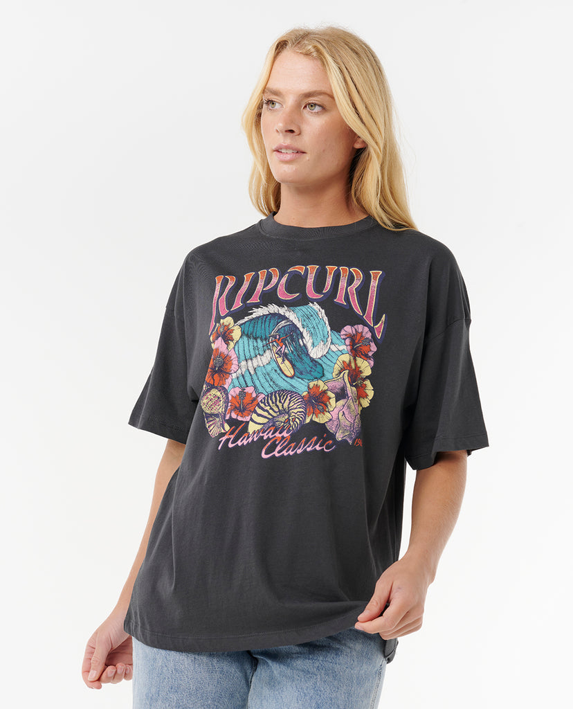 Camiseta Rip Curl Summer Classic Heritage Washed Black