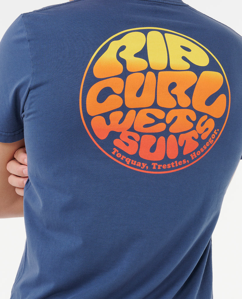 Camiseta Rip Curl Wettie Passage Tee Light Navy