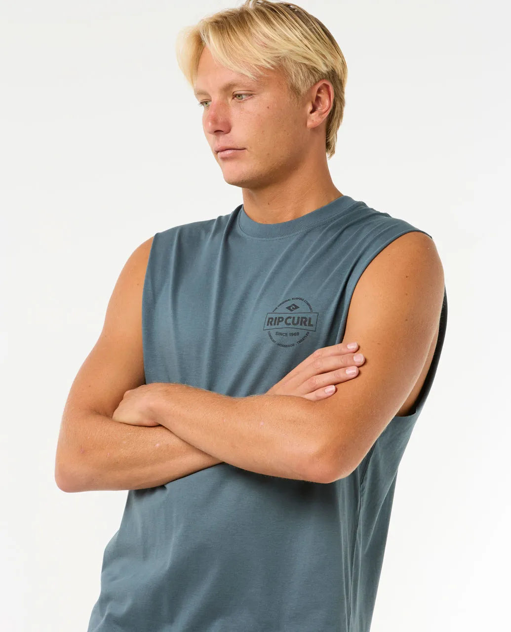 Camiseta Rip Curl Stapler Muscle Pine Night