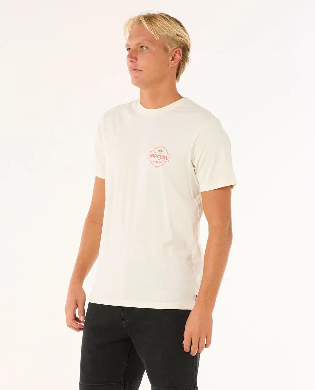 Camiseta Rip Curl Stapler Bone