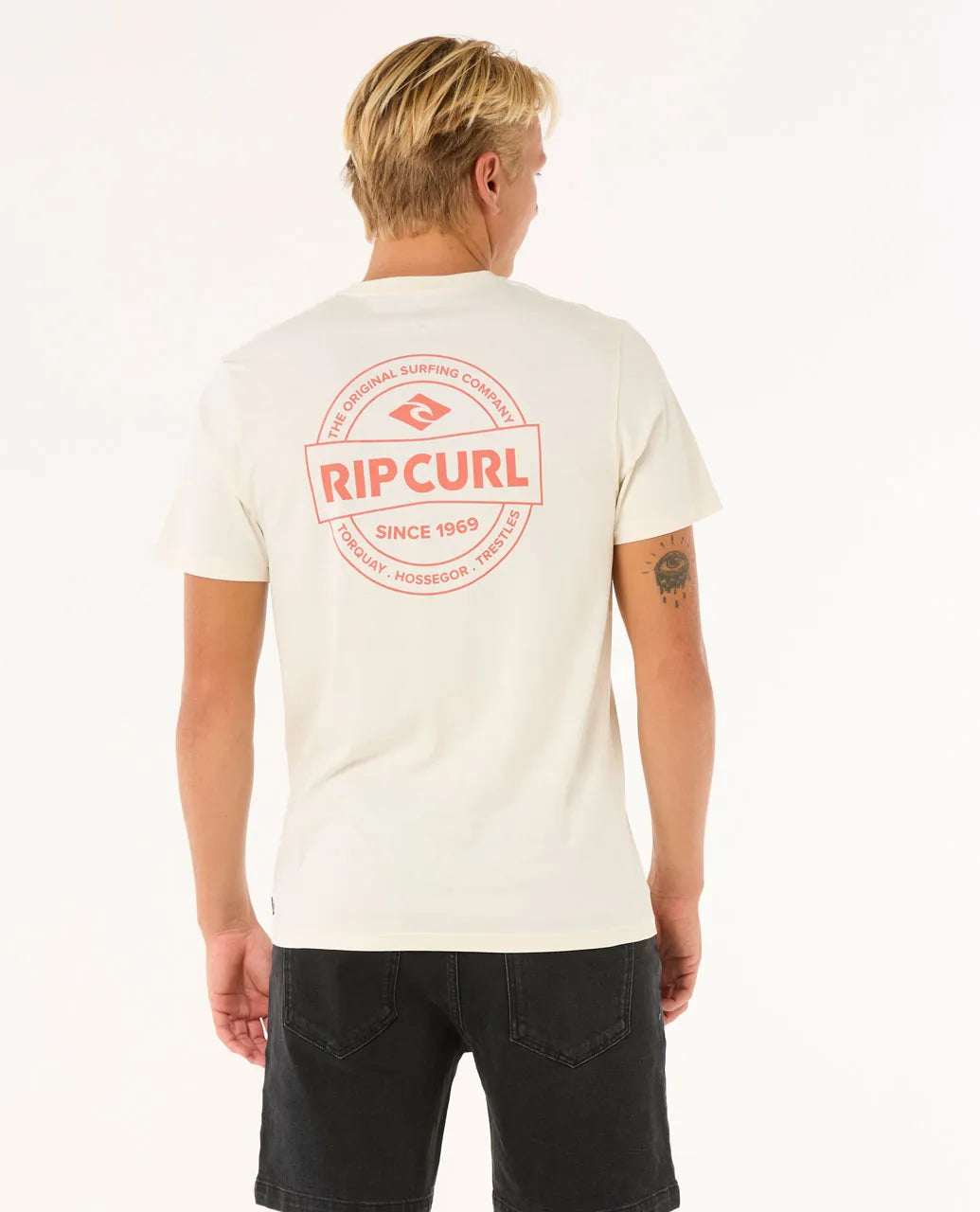 Camiseta Rip Curl Stapler Bone