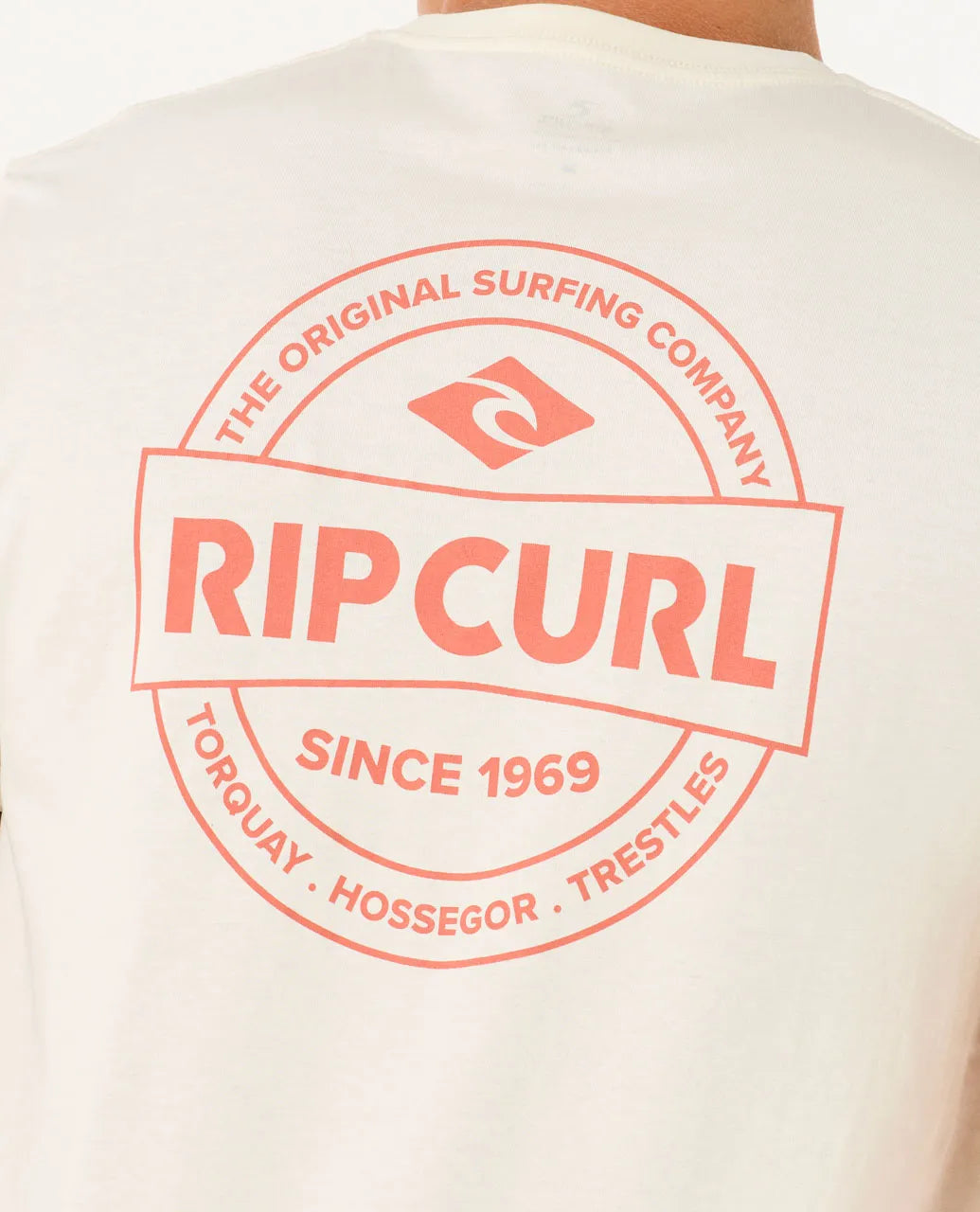 Camiseta Rip Curl Stapler Bone