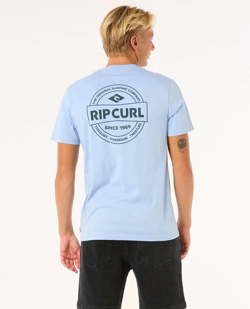 Camiseta Rip Curl Stapler Ice Blue