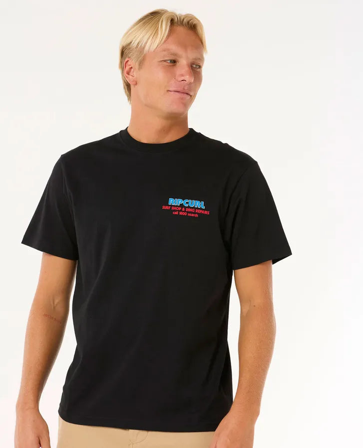 Camiseta Rip Curl Revival Ding Repair Black