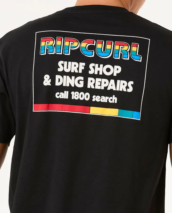 Camiseta Rip Curl Revival Ding Repair Black