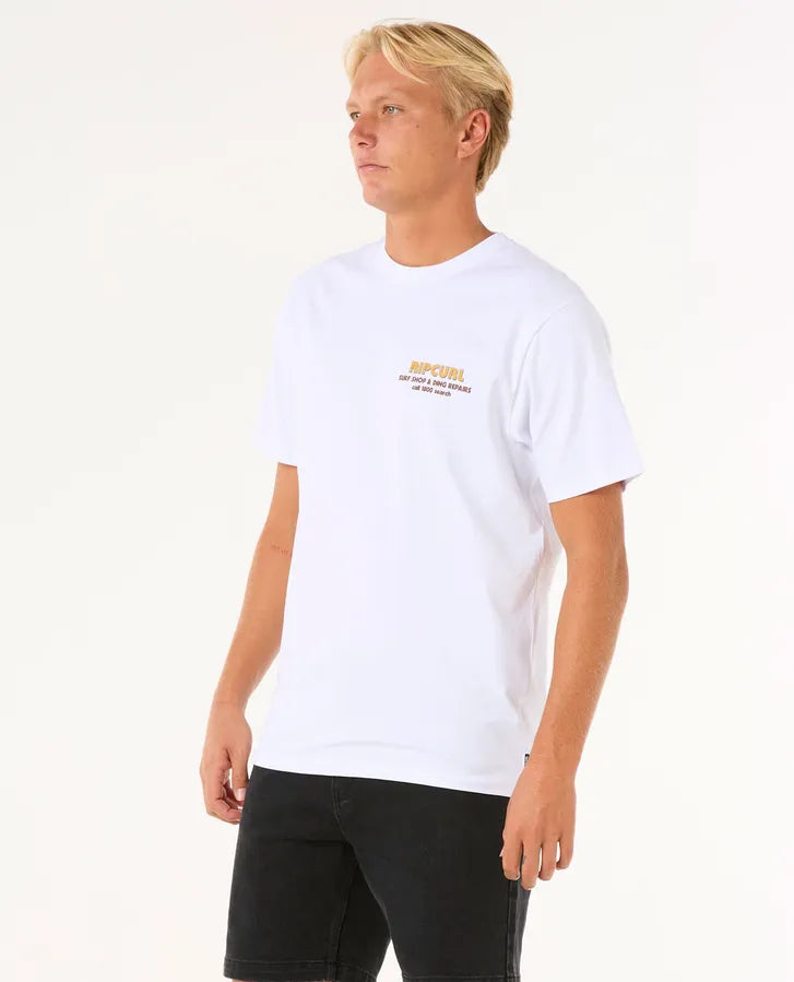 Camiseta Rip Curl Revival Ding Repair White
