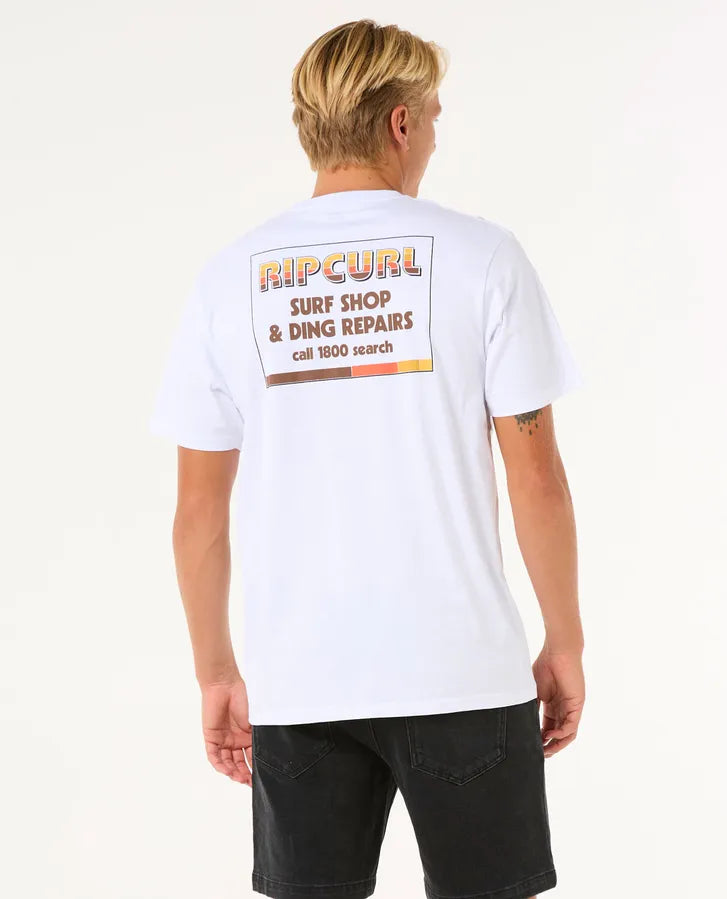 Camiseta Rip Curl Revival Ding Repair White
