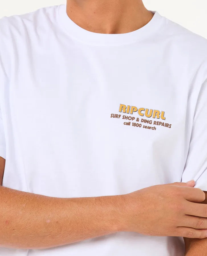 Camiseta Rip Curl Revival Ding Repair White