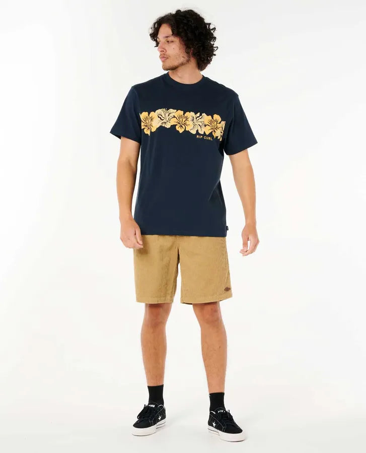 Camiseta Rip Curl Aots Cody Welsh Hibiscus Dark Navy