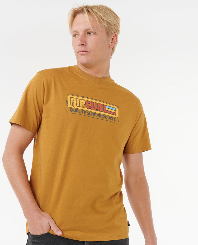 Camiseta Rip Curl Surf Revival Station Bronze