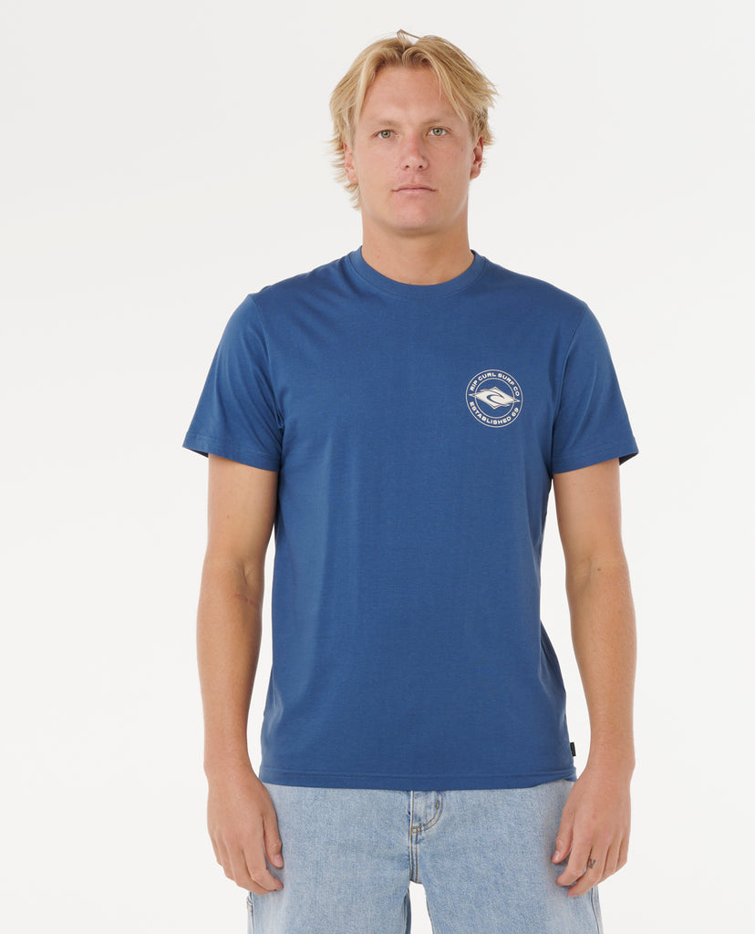 Camiseta Rip Curl Staple Tee Light Navy