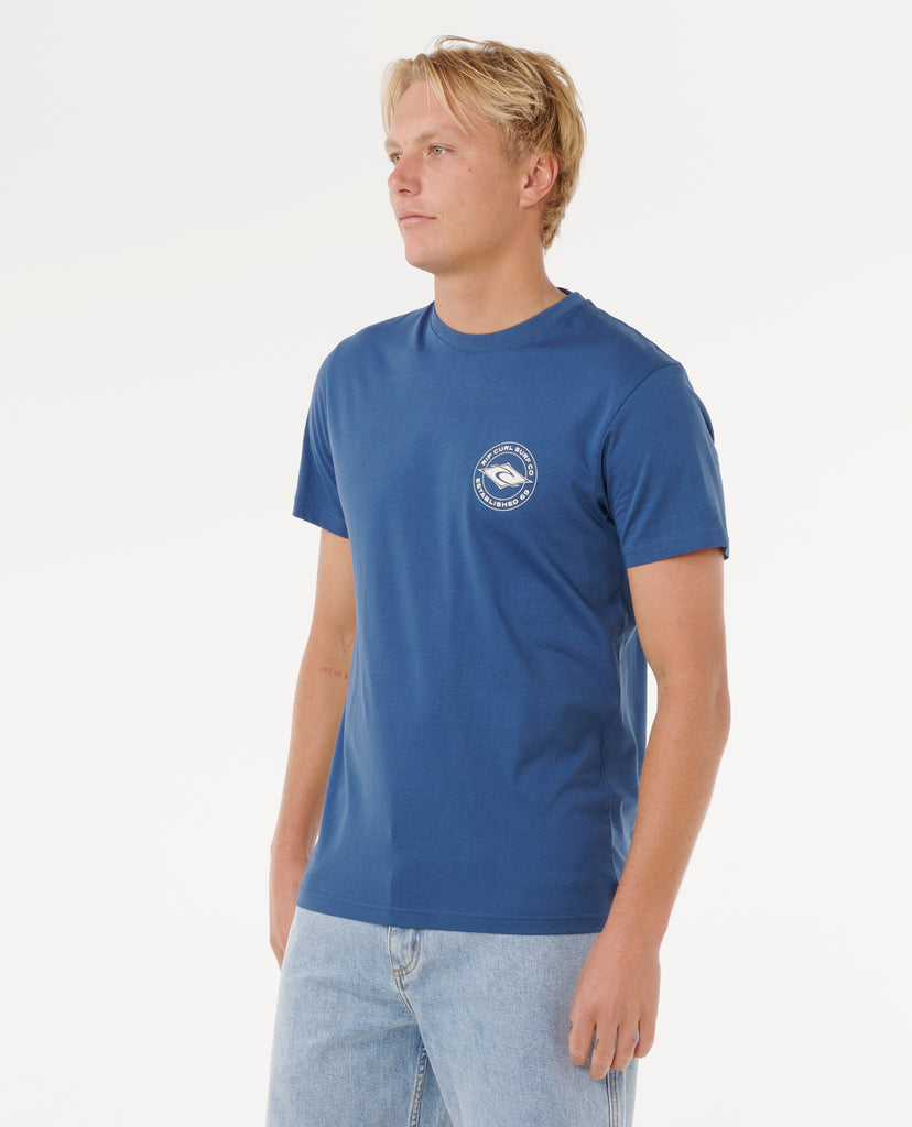 Camiseta Rip Curl Staple Tee Light Navy