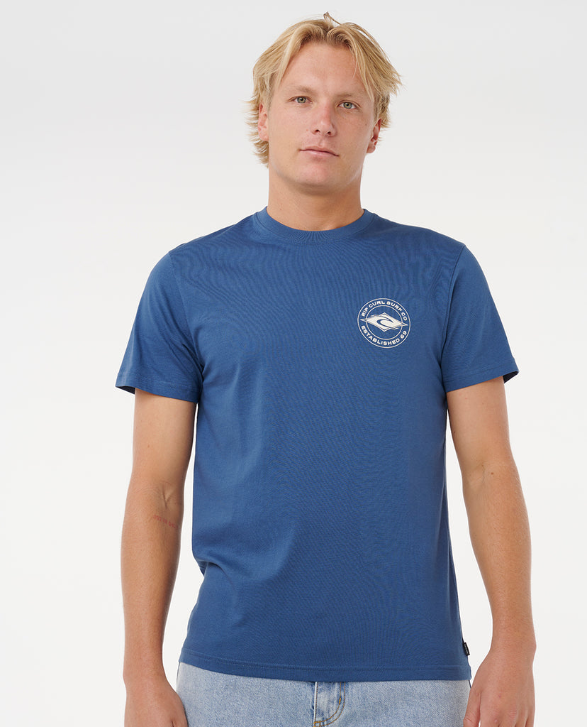 Camiseta Rip Curl Staple Tee Light Navy