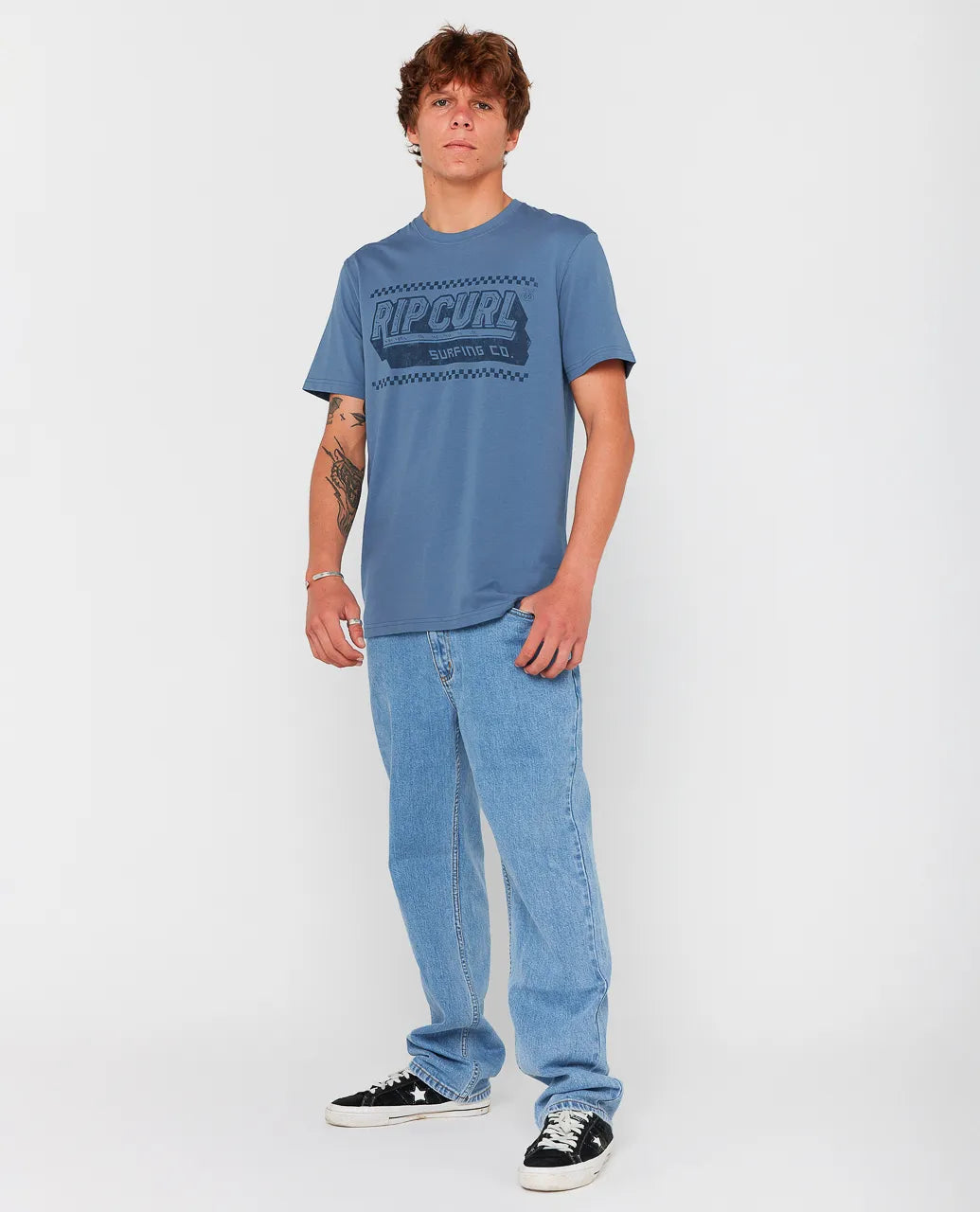 Camiseta Rip Curl Sportline Invader Bluefin